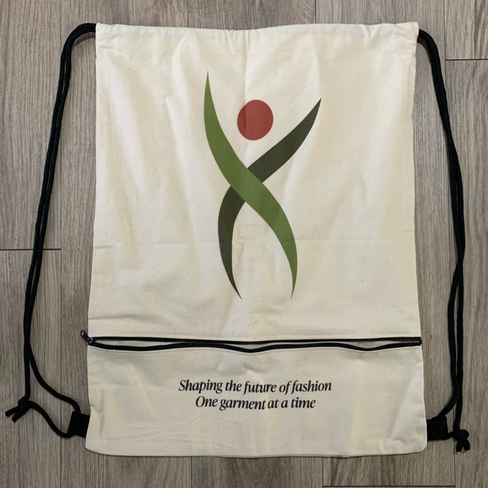 Canvas Drawstring Bag - Picture 2 of 3